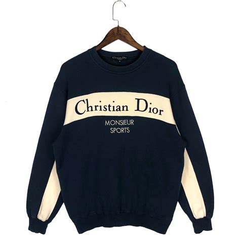 vintage christian dior sweatshirt|christian dior vintage clothing.